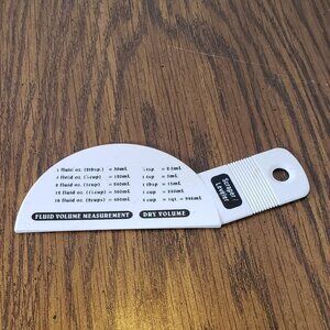 Fox Run Small Plastic Dry Ingredient Measuring Scrapper Leveler